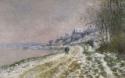 Claude Monet, The Path Toward Epinay, Snow Effect