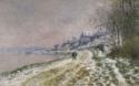 Claude Monet, The Path Toward Epinay, Snow Effect