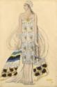 Léon Bakst, Costume design for Ida Rubinstein in the drama Phaedra (Phèdre) by Jean Racine