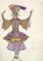 Léon Bakst, Costume design for the Ballet Blue God by R. Hahn