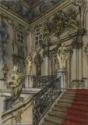 Alexander Nikolajewitsch Benois, The Main Staircase at the Peterhof Grand Palace