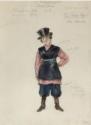 Alexander Nikolajewitsch Benois, Costume design for the ballet Petrushka by I. Stravinsky