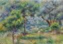Pierre Auguste Renoir, View from the terrace in Cagnes