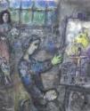 Marc Chagall, Internal Blue (Self-portrait)