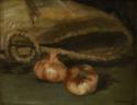 Édouard Manet, Still life with bag and garlic