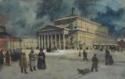 Alexander Nikolajewitsch Benois, View of the Bolshoi Theatre in 1885