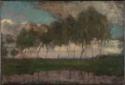 Piet Mondrian, The Gein: Trees by the water