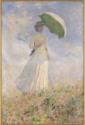 Claude Monet, Woman with a Parasol (Essai de figure en plein air (vers la droite)