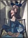 Pablo Picasso, Woman with Hat Seated in an Armchair (Femme au chapeau assise dans un fauteuil)