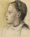 Pablo Picasso, Portrait de Maya de profil