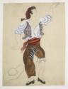 Pablo Picasso, Kostümentwurf für Ballett Der Dreispitz (Le Tricorne) von Manuel de Falla