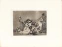 Franciscode Goya, Los Desastres de la Guerra (Die Schrecken des Krieges), Blatt 5. Y son fieràs (Und werden zu wilden Tieren)