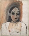 Pablo Picasso, Buste de femme (étude pour Les Demoiselles d'Avignon)