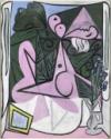 Pablo Picasso, Nu au bouquet d'Iris et au miroir