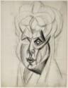 Pablo Picasso, Picasso, Pablo (1881-1973), Head of a Woman (Fernande), Pencil on Paper, 1909, Cubism, Spain, Musée Picasso