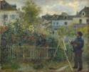 Pierre Auguste Renoir, Renoir, Pierre Auguste (1841-1919), Claude Monet Painting in His Garden