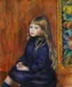 Pierre Auguste Renoir, Renoir, Pierre Auguste (1841-1919), Enfant assis en robe bleue (Portrai