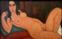 Amedeo Modigliani, Liegender Akt mit offenem Haar