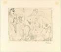 Pablo Picasso, Autour du Bain Turc, avec un petit intrus