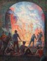 Maximilien Luce, L' Aciérie (Das Stahlwerk)