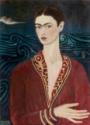 Frida Kahlo, Selbstbildnis mit Samtkleid