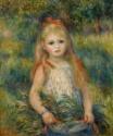 Pierre Auguste Renoir, Mädchen mit Blumen