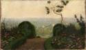 Angelo Morbelli, Angolo di giardino (Gartenecke)