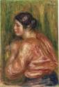 Pierre Auguste Renoir, Jeune femme brune assise