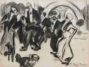 Pablo Picasso, Beim Verlassen der Weltausstellung in Paris (La sortie de l’Exposition Universelle, Paris)