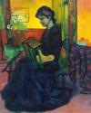 Giovanni Giacometti, La suonatrice (Handharmonikaspielerin)
