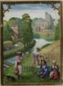 Simon Bening, The Hours of Hennessy (Hours of Notre-Dame). Labors of the Months: August