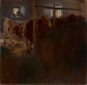 Gustav Klimt, Cow shed (Cows in a stable)