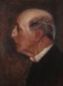 Gustav Klimt, Portrait of an old man in profile (Count Traun?)
