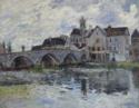 Alfred Sisley, Sisley, Alfred (1839-1899), Le Pont de Moret, effet d'orage, Oil on canvas, Impressionism, 1