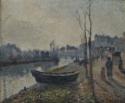 Camille Pissarro, Pissarro, Camille (1830-1903), Quai du Pothuis bord de l'Oise, Oil on canvas, Impressionis
