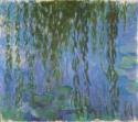 Claude Monet, Monet, Claude (1840-1926), Nymphéas avec rameaux de saule, Oil on canvas, Impressionism, 1916-19