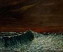 Gustave Courbet, Courbet, Gustave (1819-1877), The Wave, Oil on canvas, Realism, ca 1871-1873,