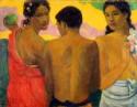 Paul Gauguin, Gauguin, Paul Eugéne Henri (1848-1903), Three Tahitians, Oil on canvas, Postimpressionism, 1899