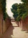 Giuseppe Pellizza da Volpedo, Pellizza da Volpedo, Giuseppe (1868-1907), A street in Volpedo, Oil on canva