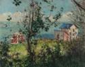 Gustave Caillebotte, Caillebotte, Gustave (1848-1894), Villas à Trouville, Oil on canvas, Impressionism, 1882,