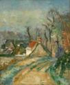 Paul Cézanne, Cézanne, Paul (1839-1906), Détour à Auvers, Oil on canvas, Postimpressionism, ca 1873,