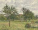 Camille Pissarro, Pissarro, Camille (1830-1903), Autumn, Morning, Cloudy, Eragny, Oil on canvas, Impressionism, 1900,