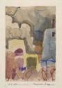 Paul Klee, Klee, Paul (1879-1940), Tunisian sketch, Watercolour on paper, Modern, 1914,