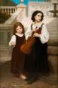 William-Adolphe Bouguereau, Bouguereau, William-Adolphe (1825-1905), Far from Home, Oil on canvas, Academic art, 1868,