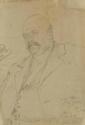 Ilja Jefimowitsch Repin, Porträt von Schriftsteller Wladimir Alexejewitsch Giljarowski (1853-1935)