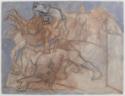 Pablo Picasso, Wounded Minotaur, Horse and Figures