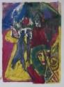 Ernst Ludwig Kirchner, Street with Cocotte. Berlin Street Scene