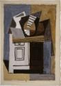 Pablo Picasso, Fruit bowl and mandolin on the buffet