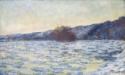 Claude Monet, Ice Floes at Twilight