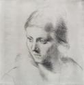 Pablo Picasso, Portrait of Olga in a Fur Collar